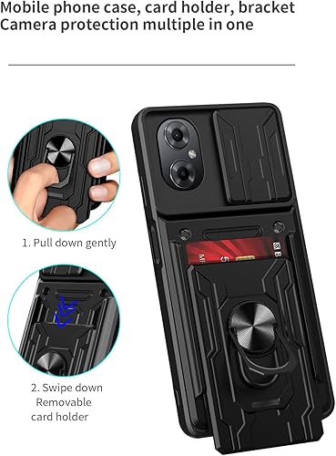 Miniatura 4 de Funda compatible con Xiaomi Poco M4 5G, Xiaomi Poco M4 5G Funda para teléfono PC dura + silicona suave soporte de anillo transparente LJ-rosa