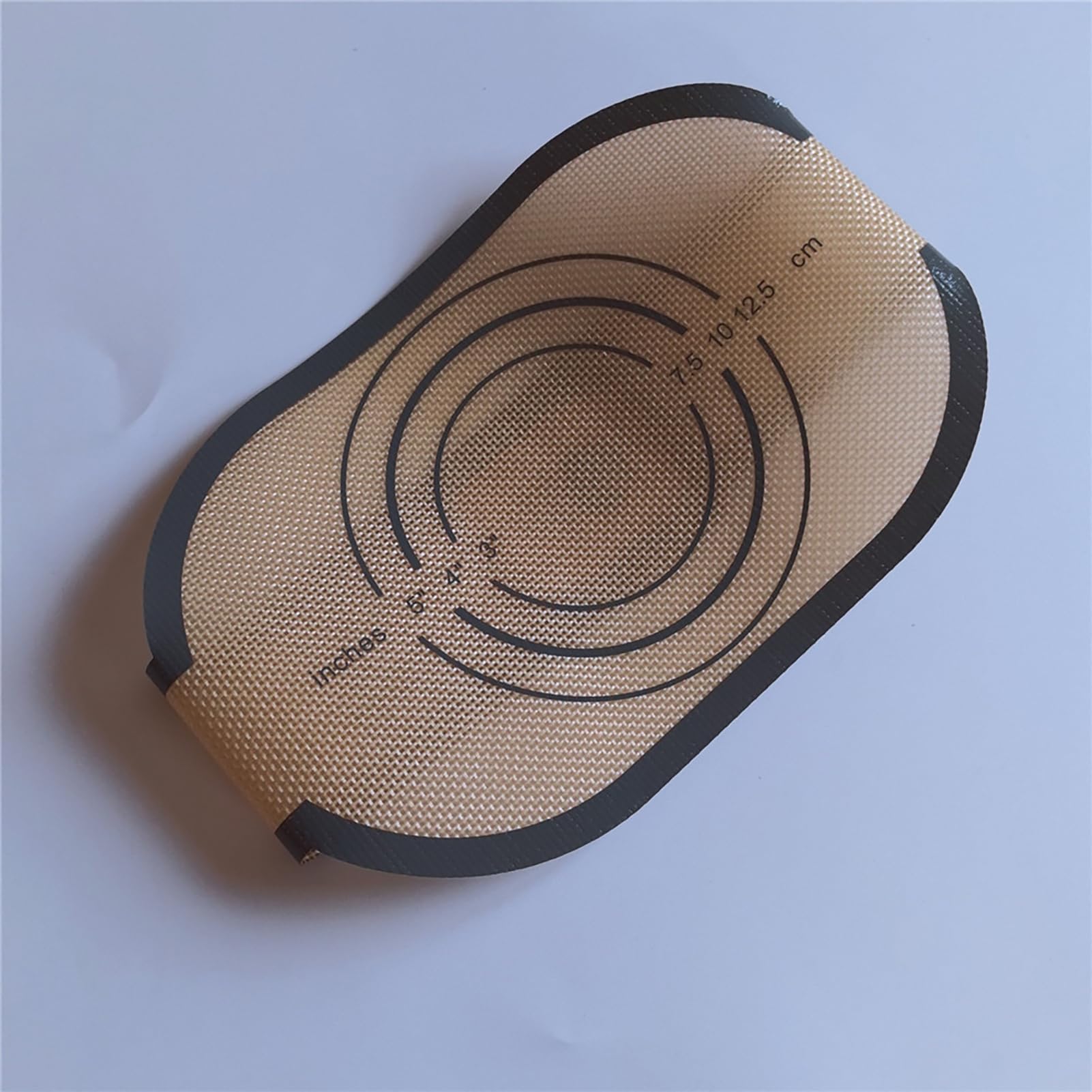 RZXBB Siliconen bakmat voor Dutch Oven, siliconen broodjes, deegdruppels, bakmat met lange handgrepen, herbruikbare deegonderlegger, brood, bakaccessoires voor deeg, macarons, koekjes (oranje ovaal