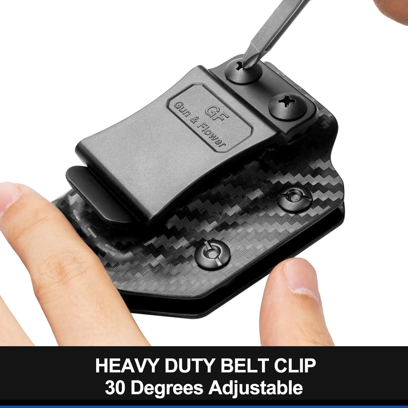 Kydex Sheath for Leatherman Wave Plus & Wave, Multitool Pouch, Adjustable Retention & Cant, Carbon Fiber