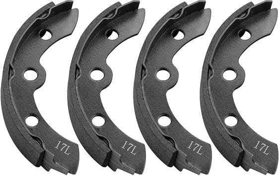 MOSNAI Golf Cart Brake Shoes Kit for Club Car DS & Carryall Manual Adjust 1981-1994 Golf Cart Rear Brake Assembly OEM# 1011463 1011296 1011433 10157574PCS-Long