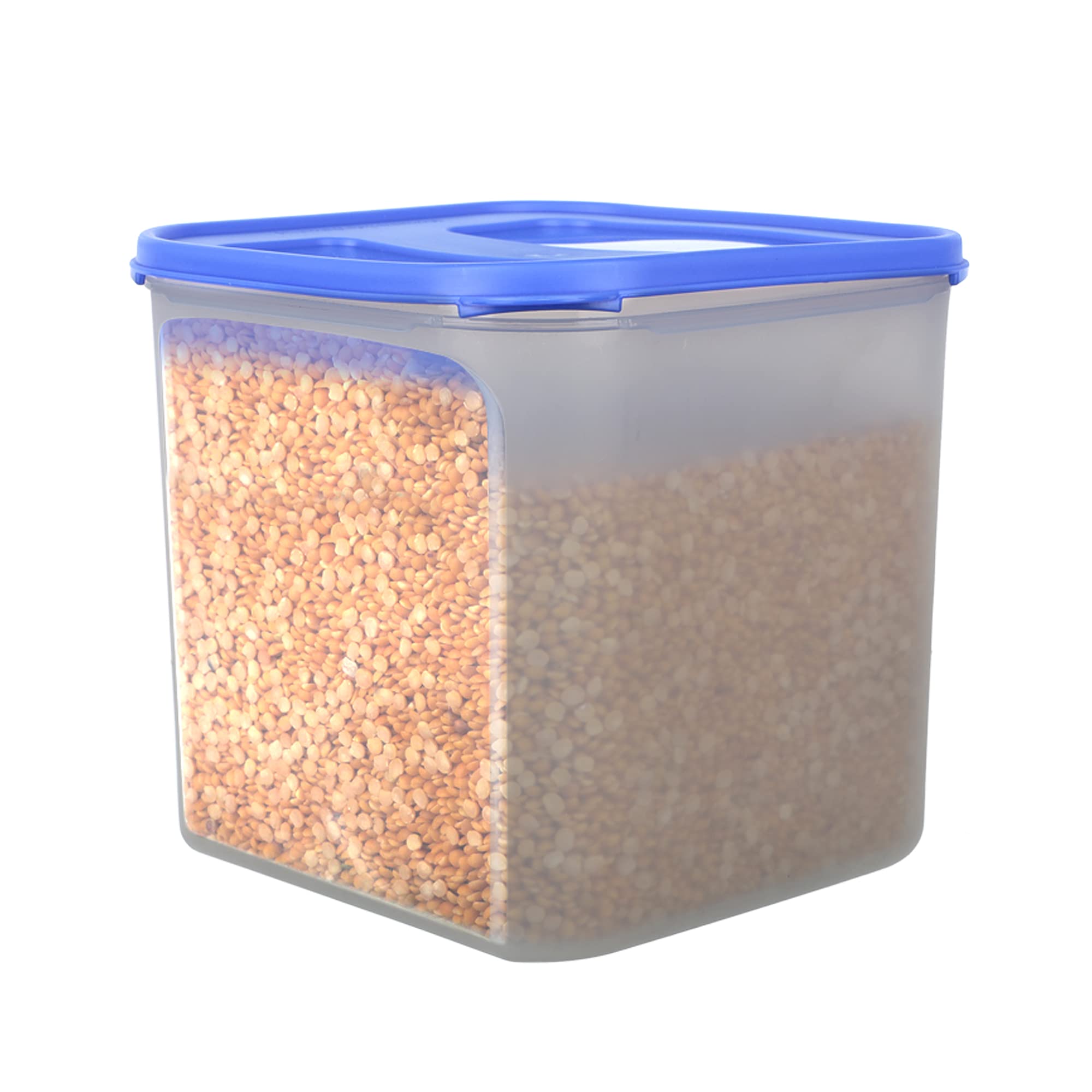 Cutting EDGE Square Modular Air Tight Multi Purpose Container Set - for Rice, Flour, Cereals, Sugar & More (Light Blue) (1, 4.5L) (B094YLMLFB) Amazon Price History, Amazon Price Tracker