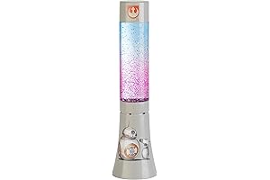 LUCAS Star Wars Decorative BB8 Glitter Volcano Accent Novelty Lamp and Nightlight