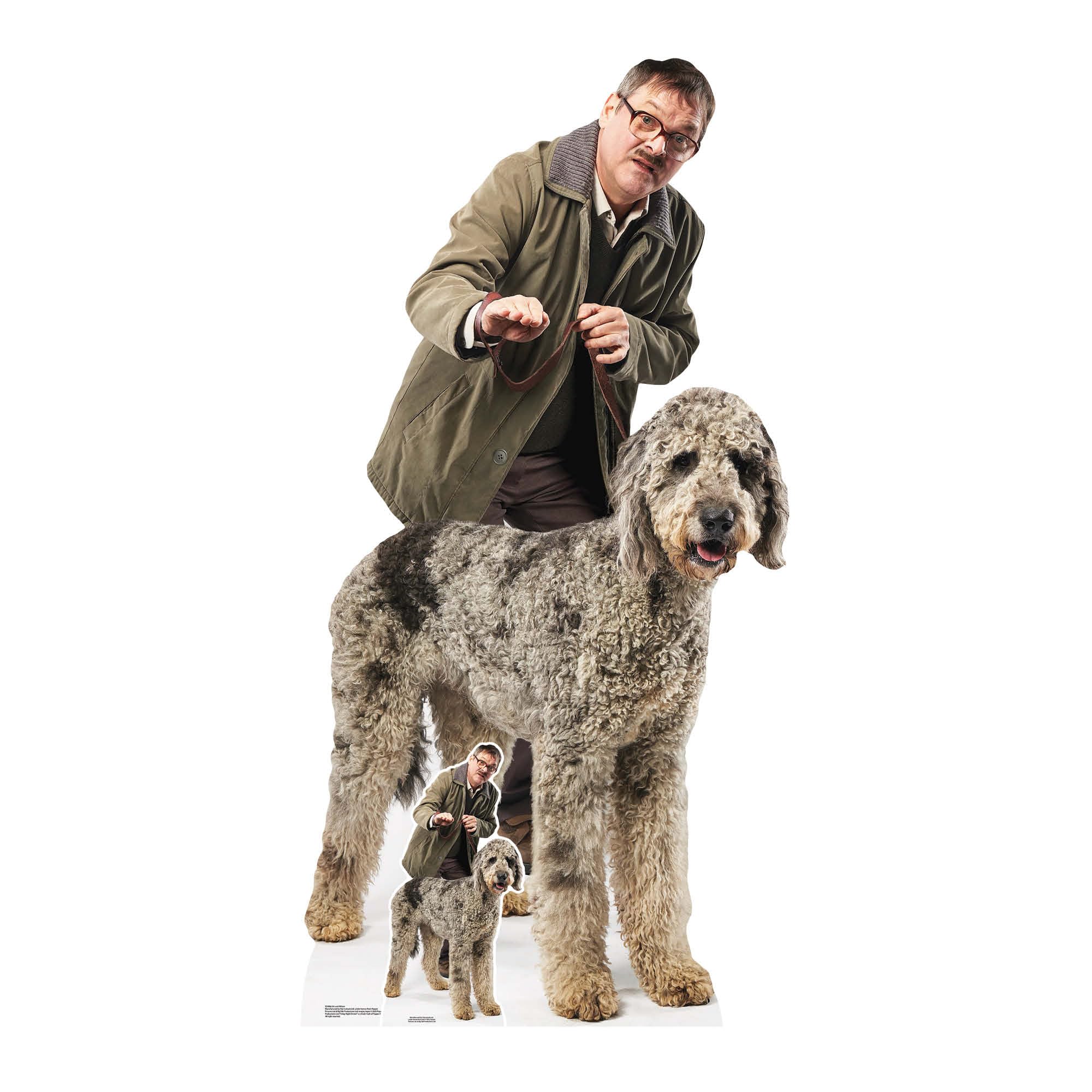 Star Cutouts SC4066 Jim & Milson Dog “Shalom” Friday Night Dinner Lifesize Cardboard Cutout with Mini – Perfect for Fans, Parties & Gifts