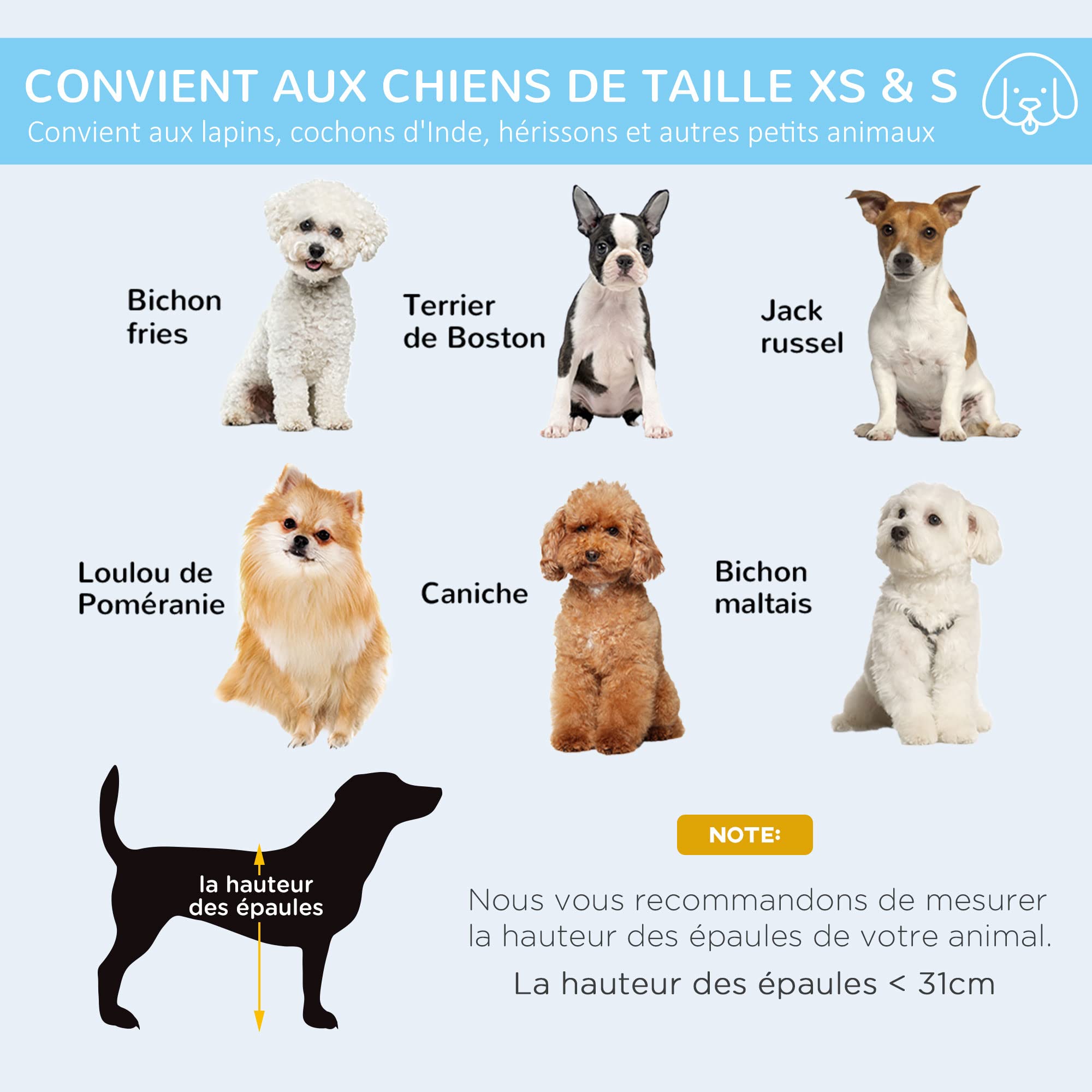 PawHut Parc enclos Chiots Animaux domestiques pour Chiens Lapins rongeurs Petits Animaux intérieur et extérieur diamètre 180 cm 8 Panneaux 71 x 61 cm Noir