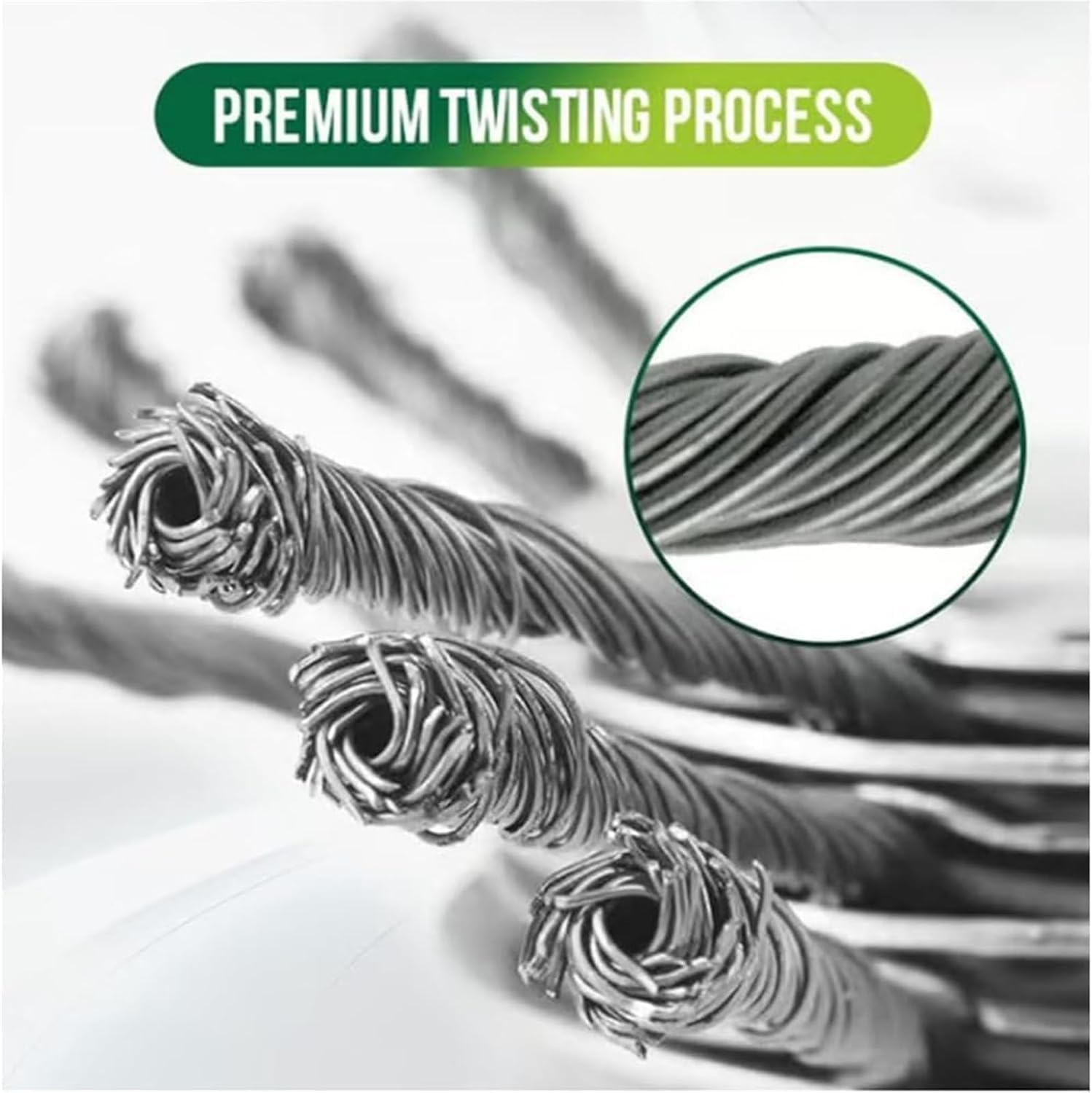 Universal Ssteel Wire Trimmer Head 6 Inch Wire Trimming Head Steel Wire Grass Trimmer Head for Weedeater - Image 4