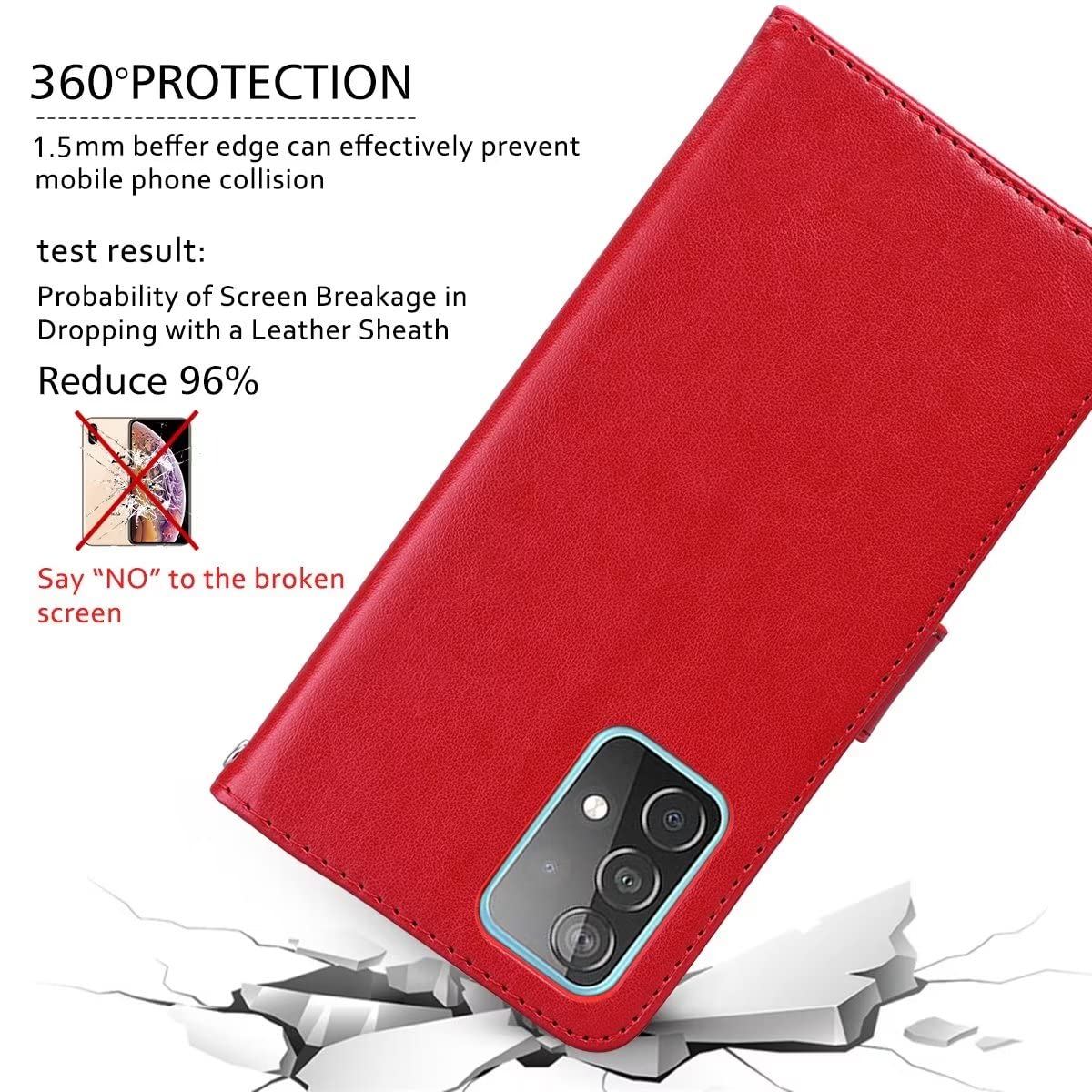 HONLEN Custodia per OPPO A16 / OPPO A16s / OPPO A54s