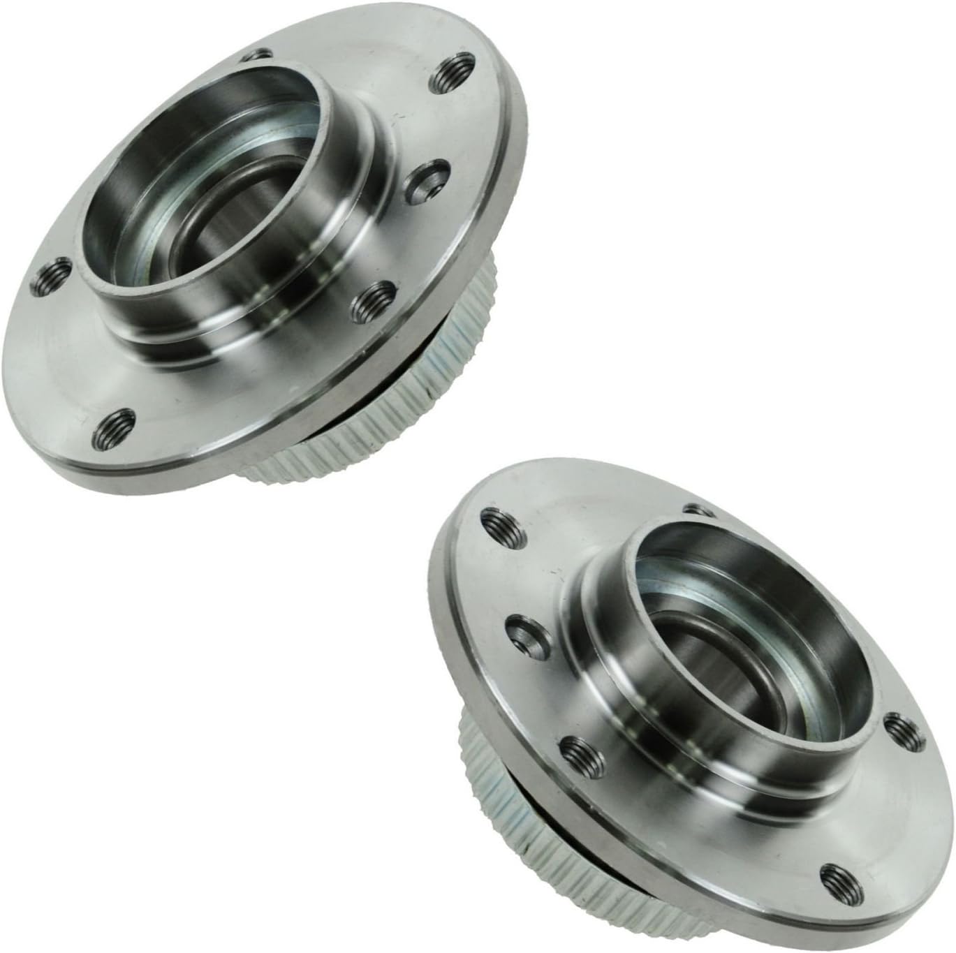 TRQ Front Left and Right Wheel Bearing and Hub Assembly Set 2 Piece