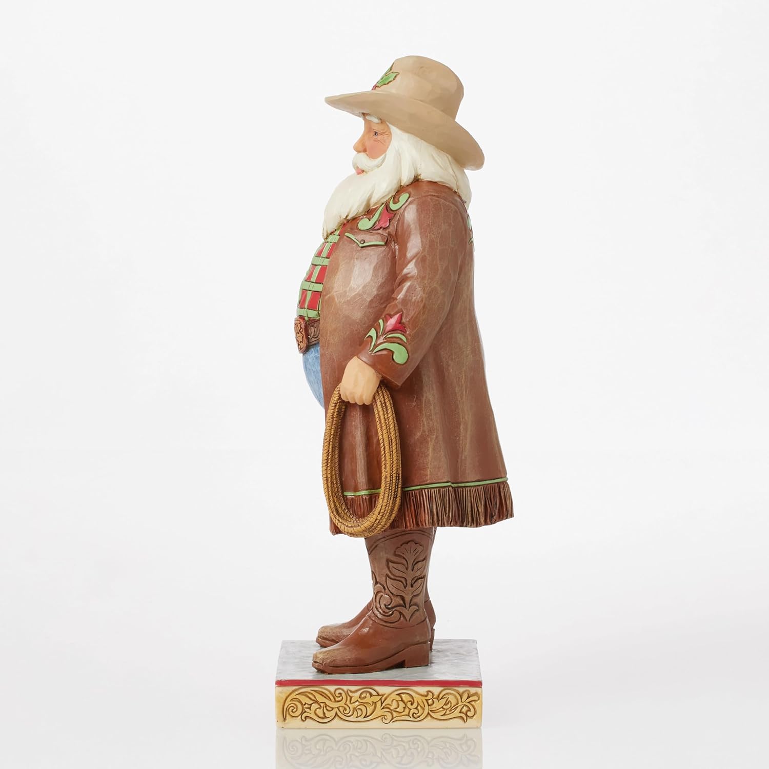 Enesco Jim Shore Heartwood Creek Western Santa Figurine, 10.24 Inch, Multicolor