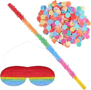 32inch Pinata Sticks, Pinata Sticks with Blindfold and Confetti (32inch)
