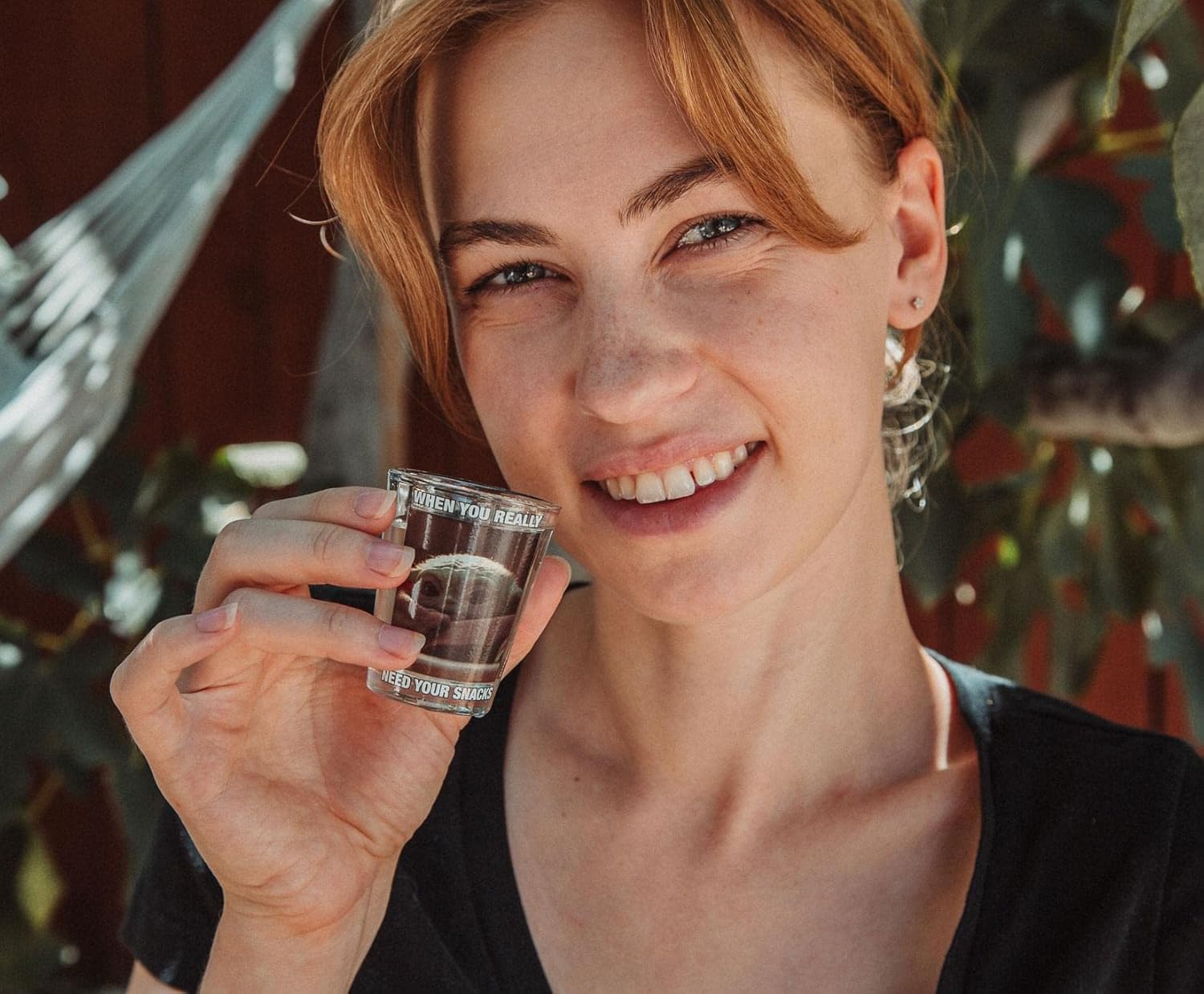 Star Wars: The Mandalorian Grogu Memes 1.5-Ounce Mini Glass Cups, Set of 4 | Whiskey Shot Glasses, Home Barware For Liquor and Beverages, Kitchen Decor Essentials | Cute Baby Yoda Collectibles - Image 6