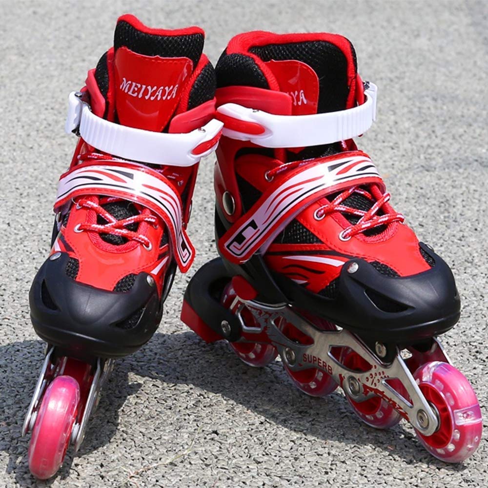 Amazon.co.jp: 調整可能なキッズトレーニングダブル行インライン