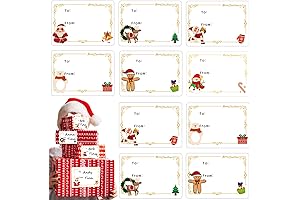 150 Pcs Christmas Gift Tags Christmas Labels Stickers