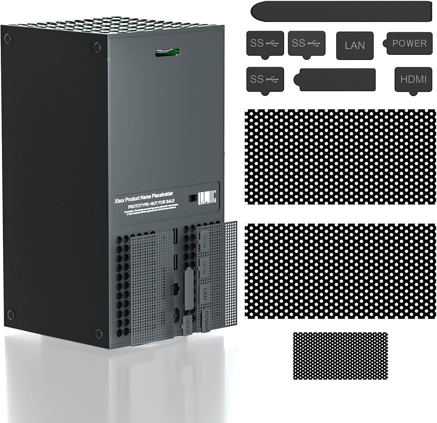 7PCS HDMI Dust Plug Silicone Dust Proof Cover Dust Stopper