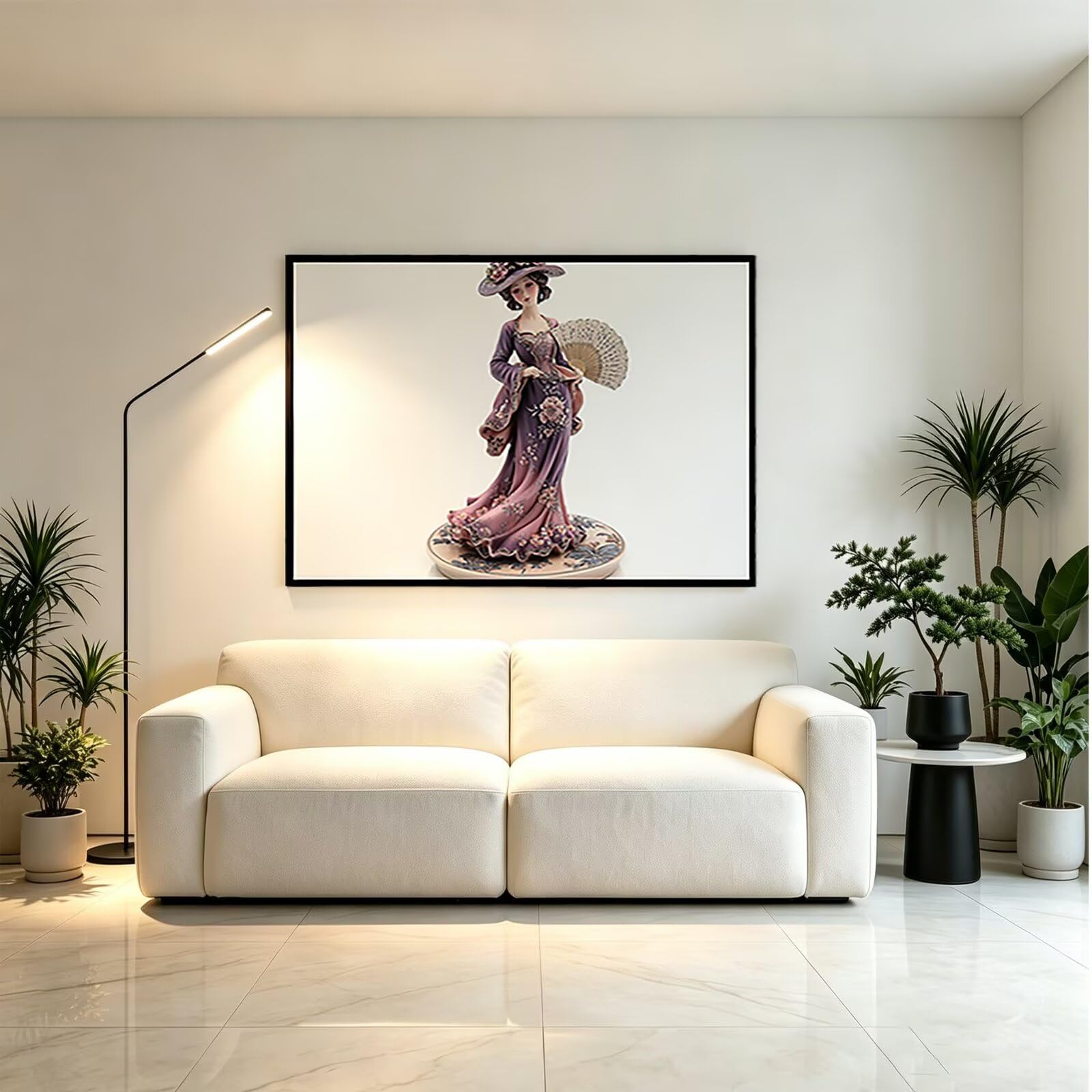 Zhngxogg Diamond Painting Kit Bianco 60x80cm-36948