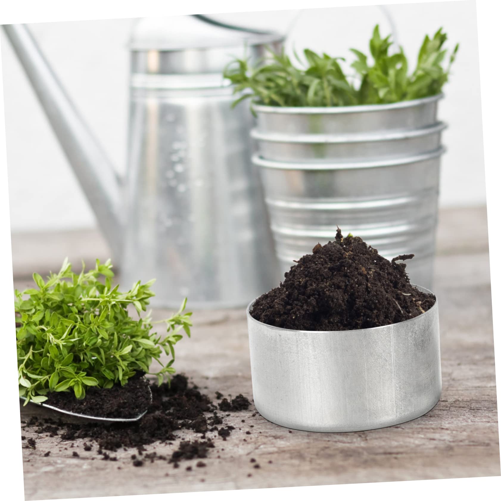 5 Set Contenitori Pesatura Alluminio Per Campionamento Soil Barattoli Rotondi Per Laboratori E Conservazione Campioni E Sicuro Per Esperimenti E Insegnamento 9 Pezzi*5