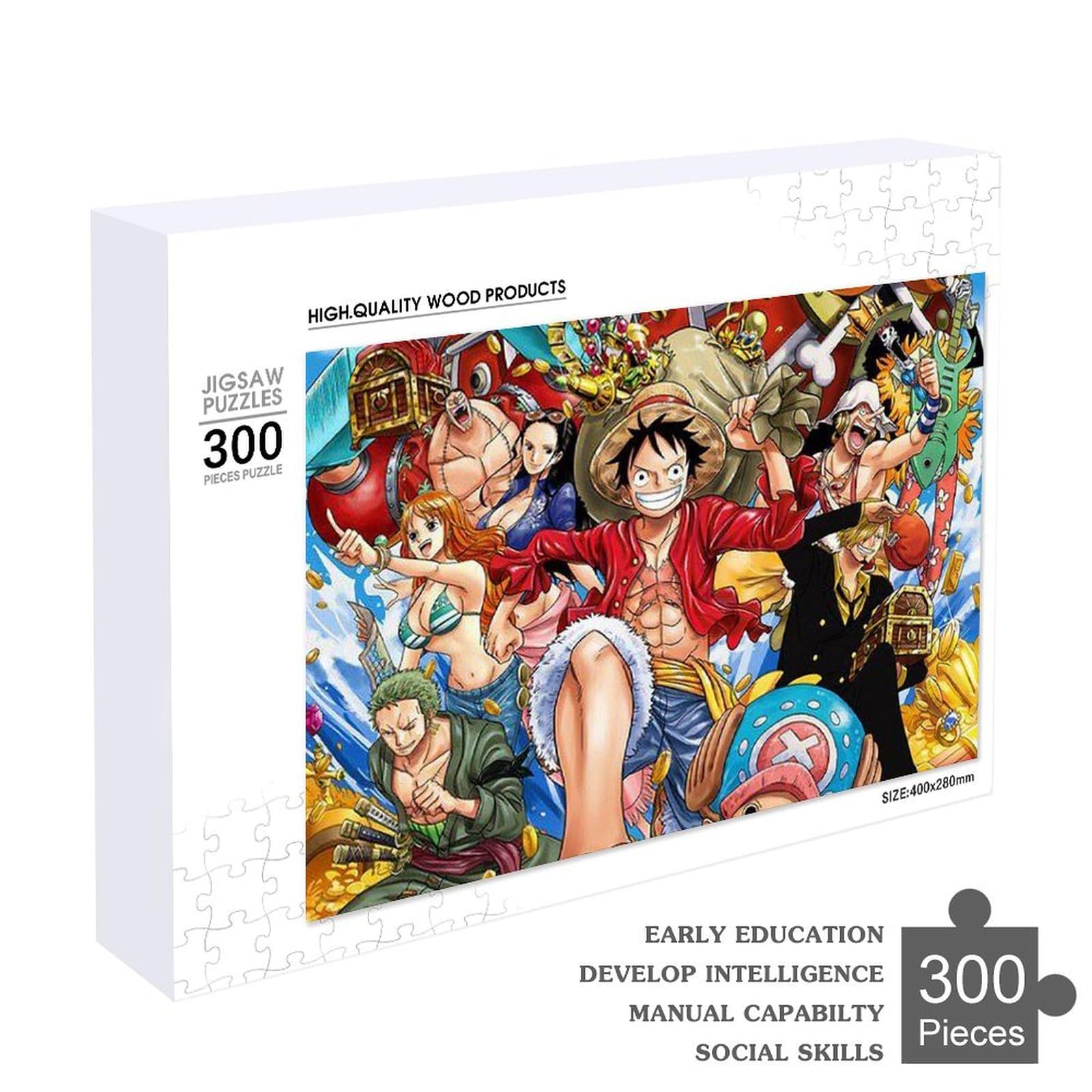 Amazon.co.jp: ワンピース／ONE PIECE ジグソーパズル 木製 パズル