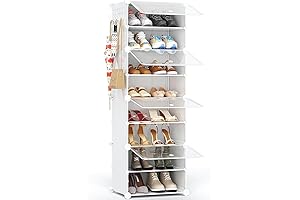 8-Tier Homicker Shoe Rack: Optimize Closet Space for Shoe enthusiasts