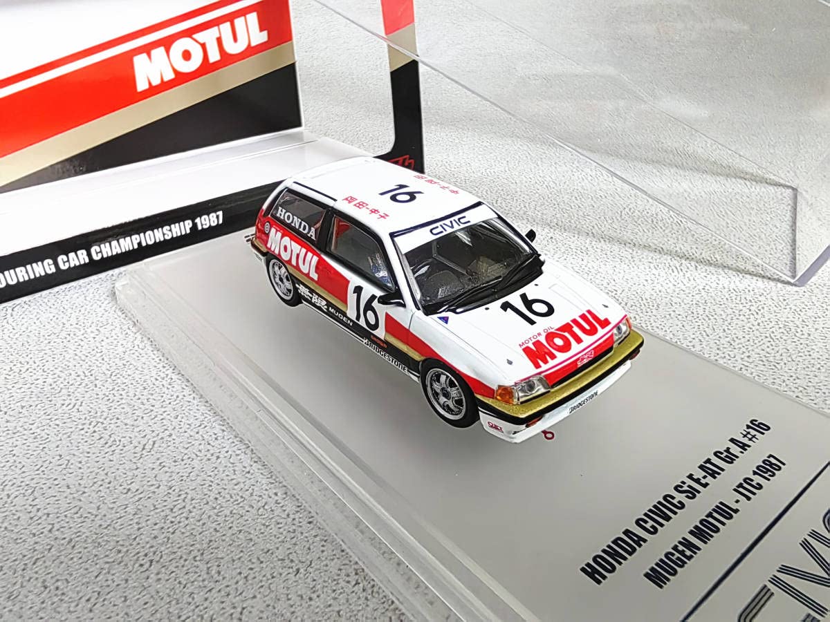 Amazon | INNO 1/64 ミニカー シビック Si E-AT Gr.A #16 無限