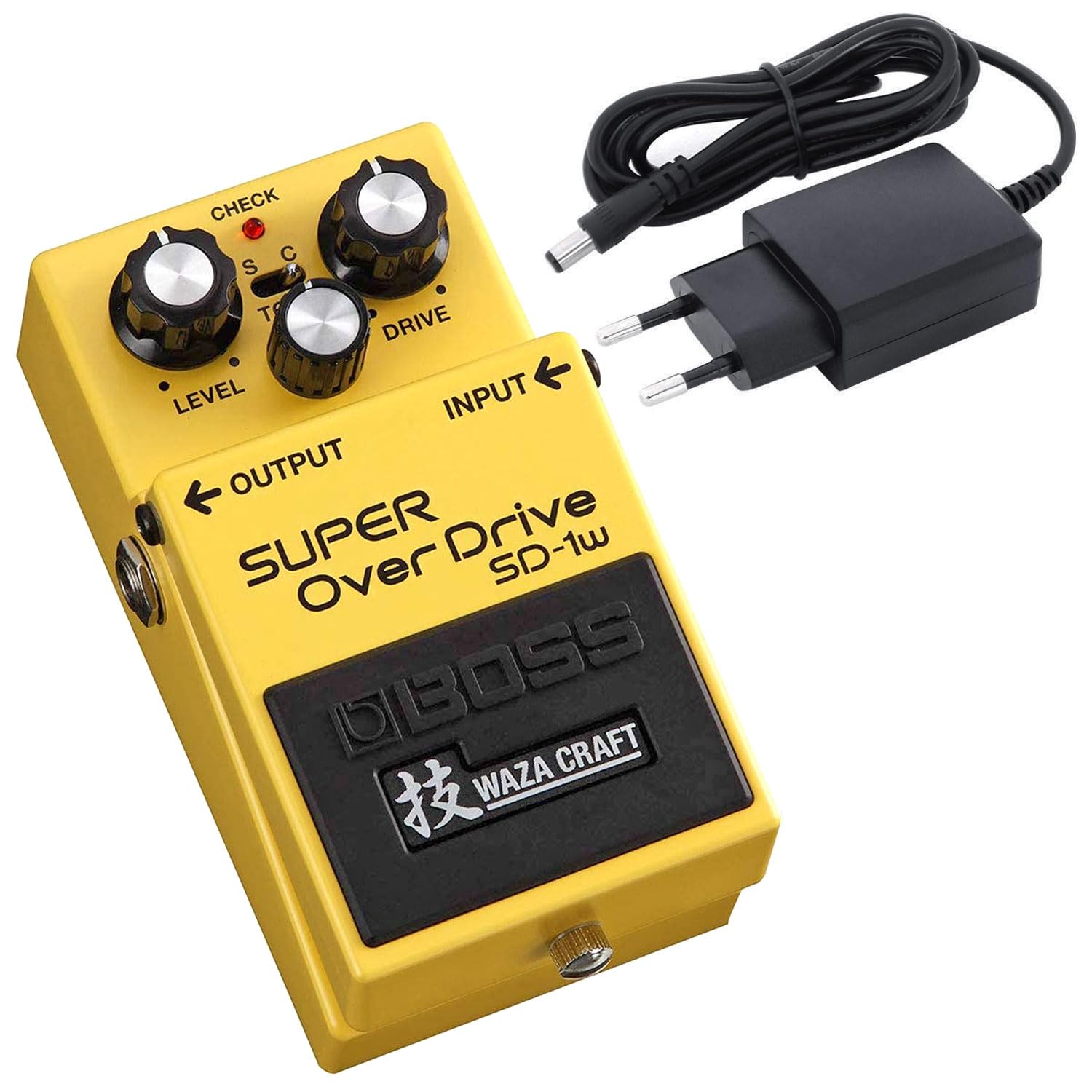 Boss SD-1W Super Overdrive Waza Edition Pedal distorsionador + fuente de alimentación keepdrum 9V