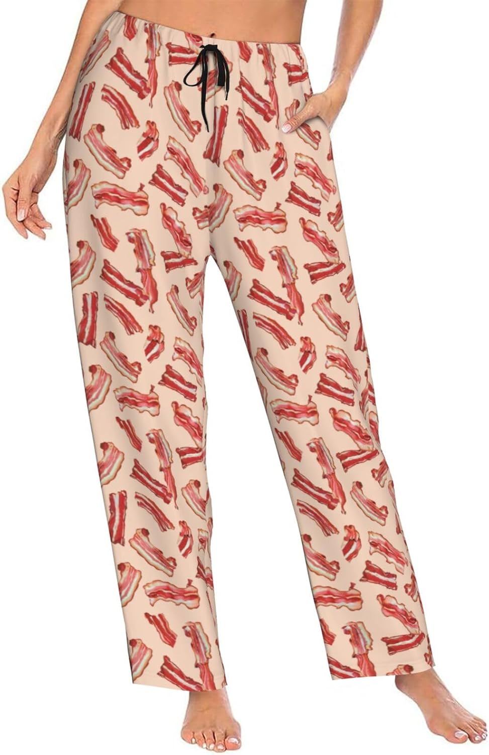 Womens Pajama Pants - Casual Women's Sleepwear Lounge PJ Bottoms with Drawstring and Pockets