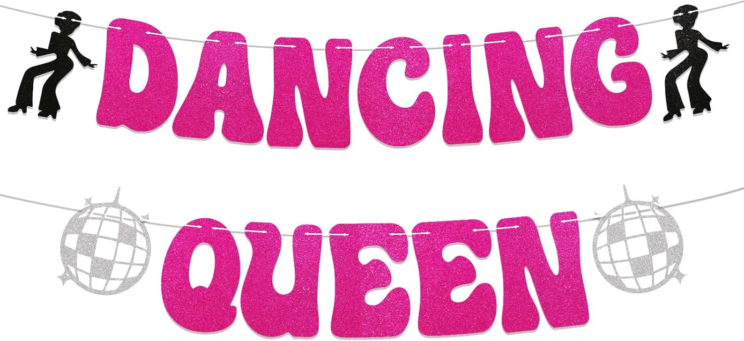 Amazon.com: Dancing Queen Banner - Mamma Mia Bachelorette Party ...