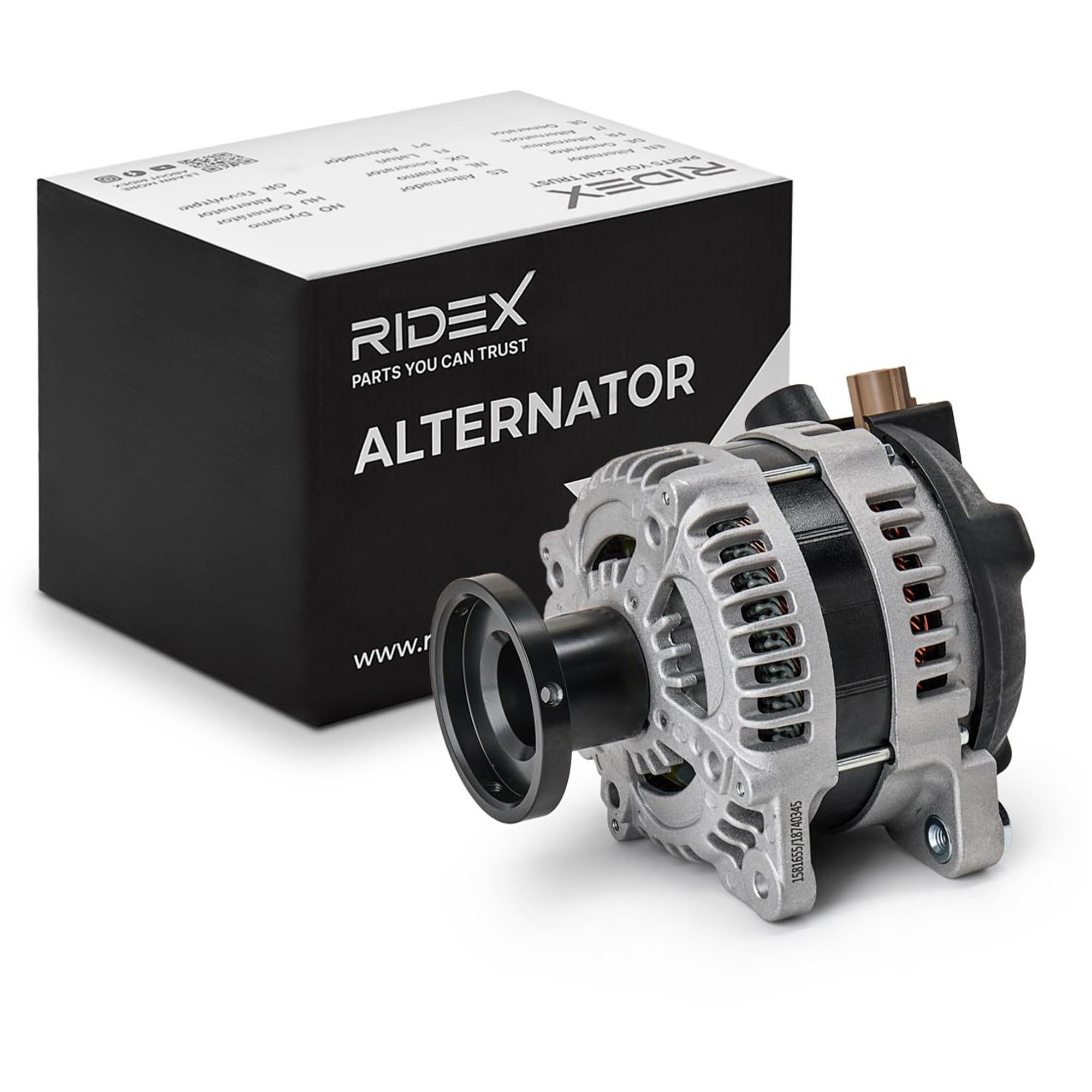 RIDEX 4G1682 Alternador con regulador incorporado Compatible con FORD Focus Mk2 Familiar DA, FFS, DS