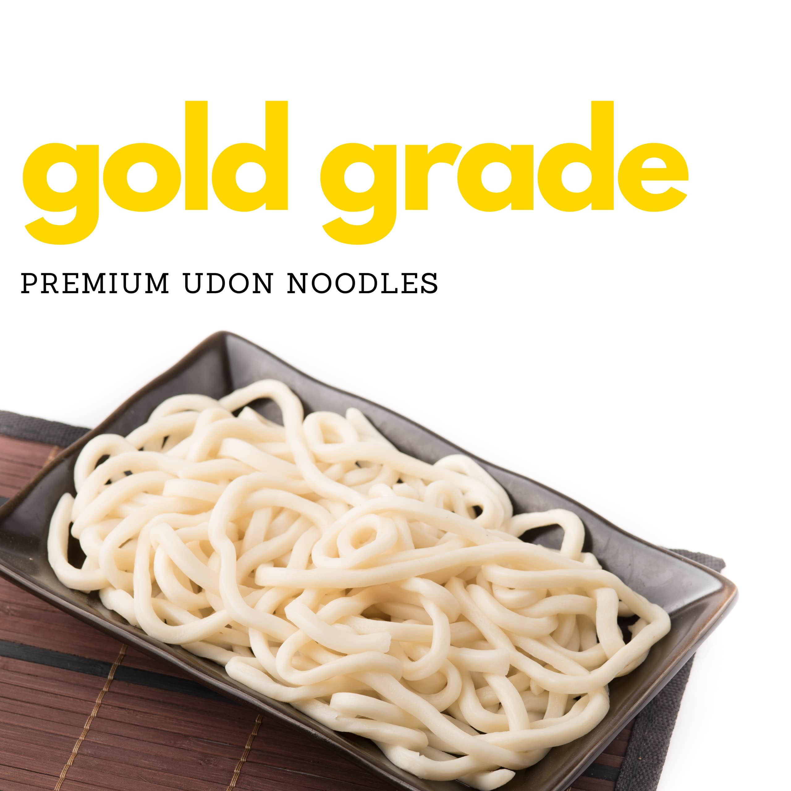Udon Noodles (800g Total 4PK) Packed in Canada | Instant Japanese