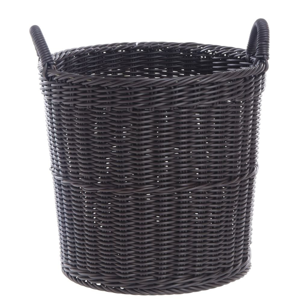 HUBERT 14"Diax18"H / Brown / Modern Display Baskets