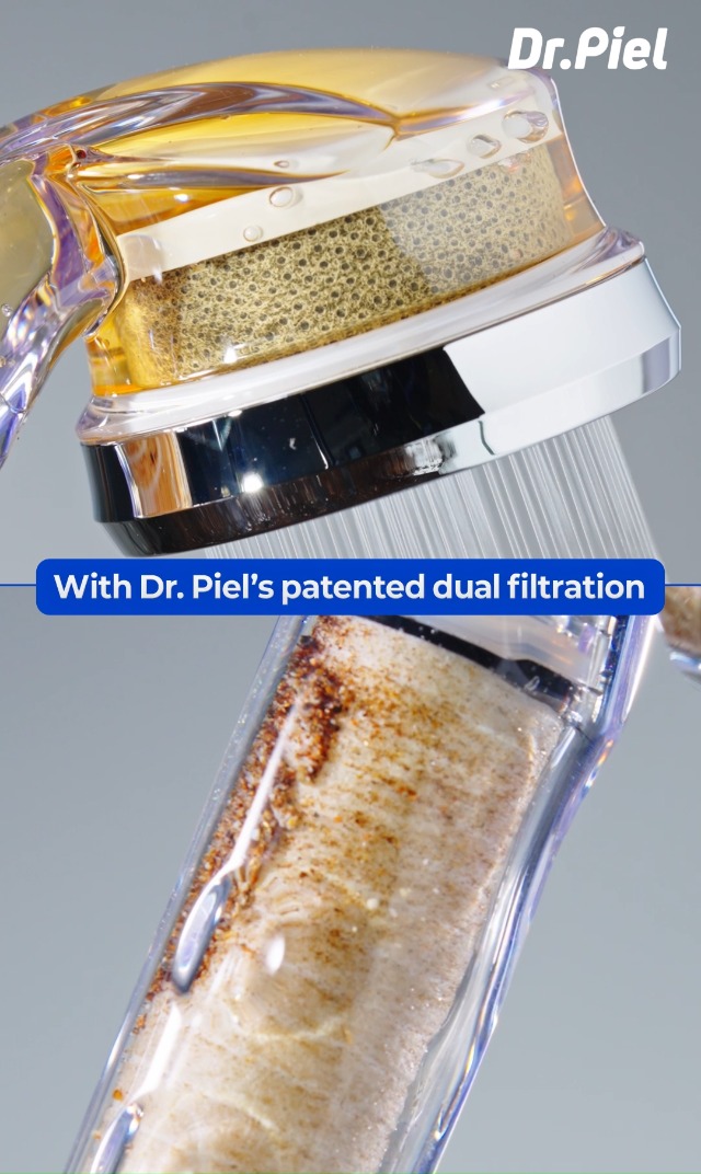 Dr.Piel Skincare Filtered Shower Head | Advanced Purifier for