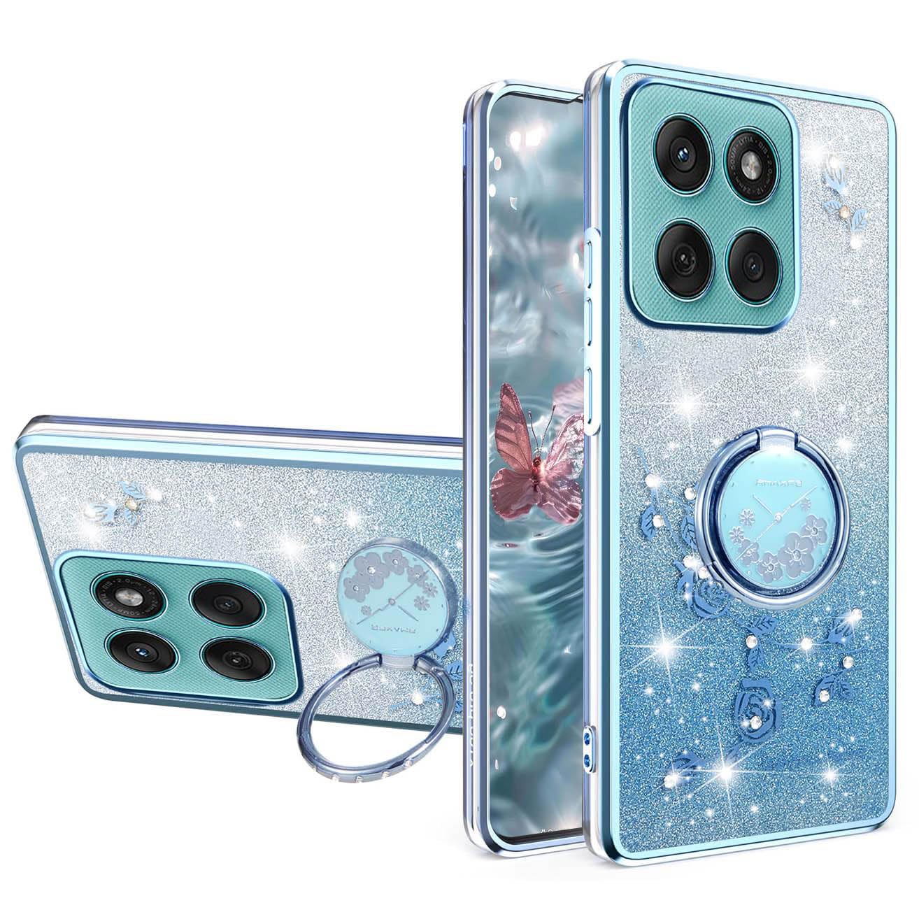 HAONANDE Magnetica Glitter Cover Per Motorola Edge 60 Pro