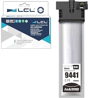 LCL Compatible Ink Cartridge T9441 C13T944140 (1 Pigment Black) Replacement for Epson Workforce Pro WF-C5210 WF-C5290 WF-C5710 WF-C5790 WF-C5790DWF