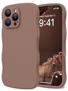 Magnetic for iPhone 16 Pro Max Case Full Camera Protection Compatible with MagSafe Cute Wave Frame Silicone Shockproof