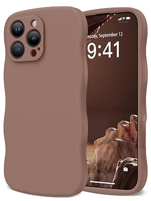 Magnetic for iPhone 16 Pro Max Case Full Camera Protection Compatible with MagSafe Cute Wave Frame Silicone Shockproof