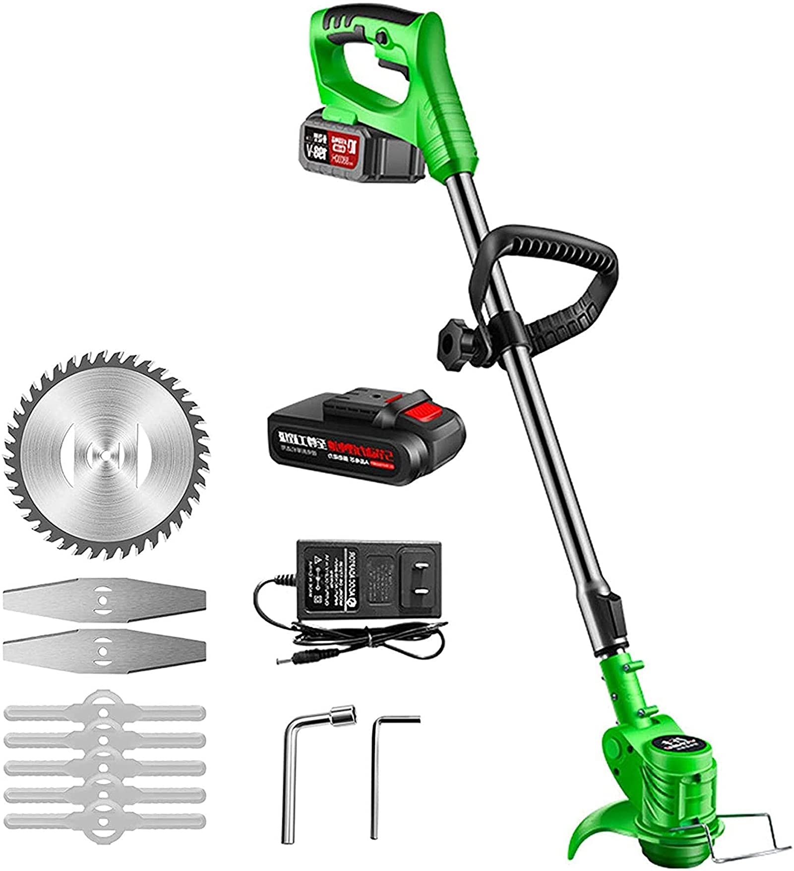 Coupe-herbe et tondeuse à gazon électrique sans fil pour élagage et entretien de jardin