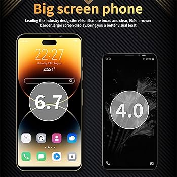 Amazon | I14 Promaxスマートフォン、6.1インチHD 4GB 64GB