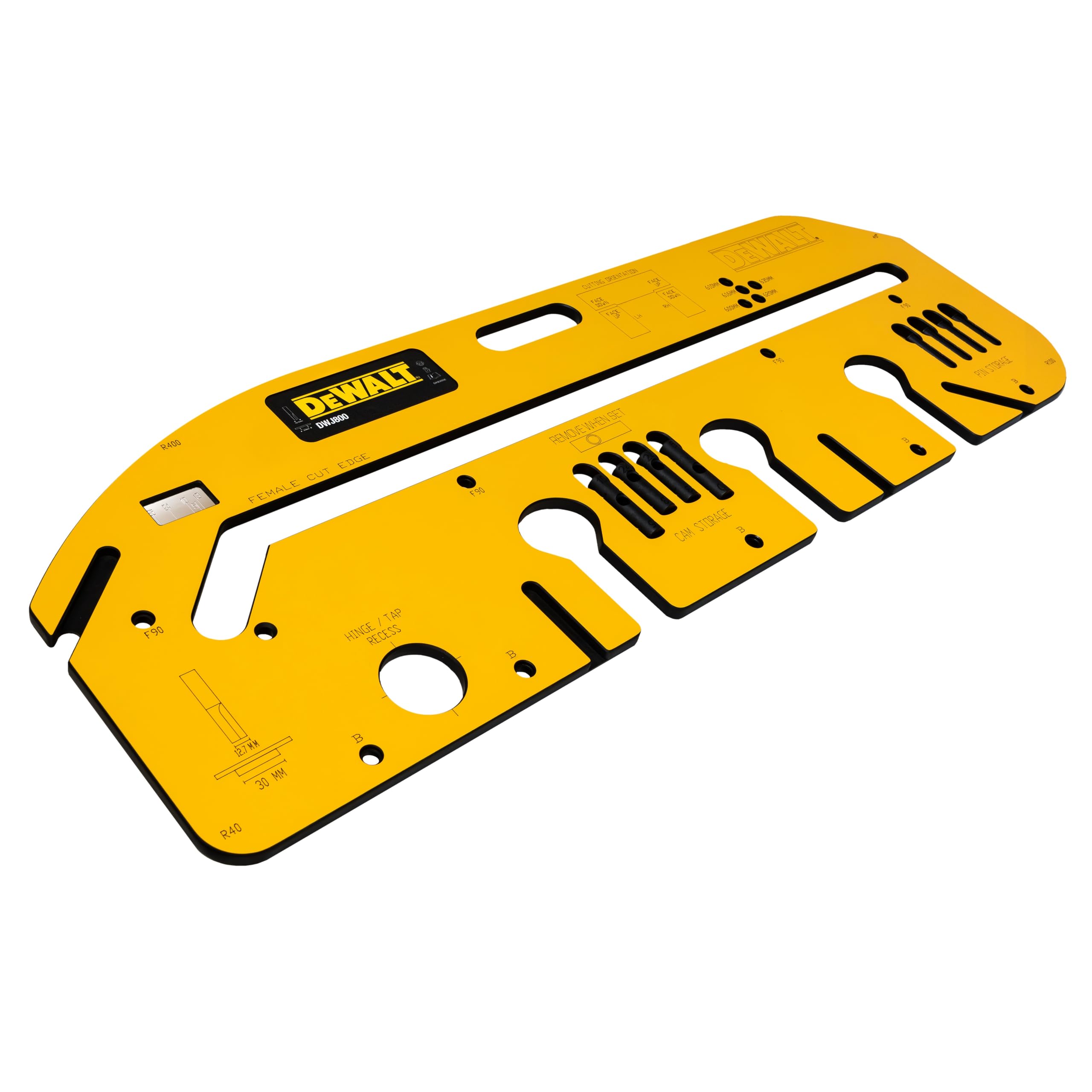 Dewalt 800mm Professional Kitchen Worktop Jig with VisonLine® technology. Dewalt Router Jig with Dual Measurement for perfect cutting/joining of Kitchen Worktops up to 800mm