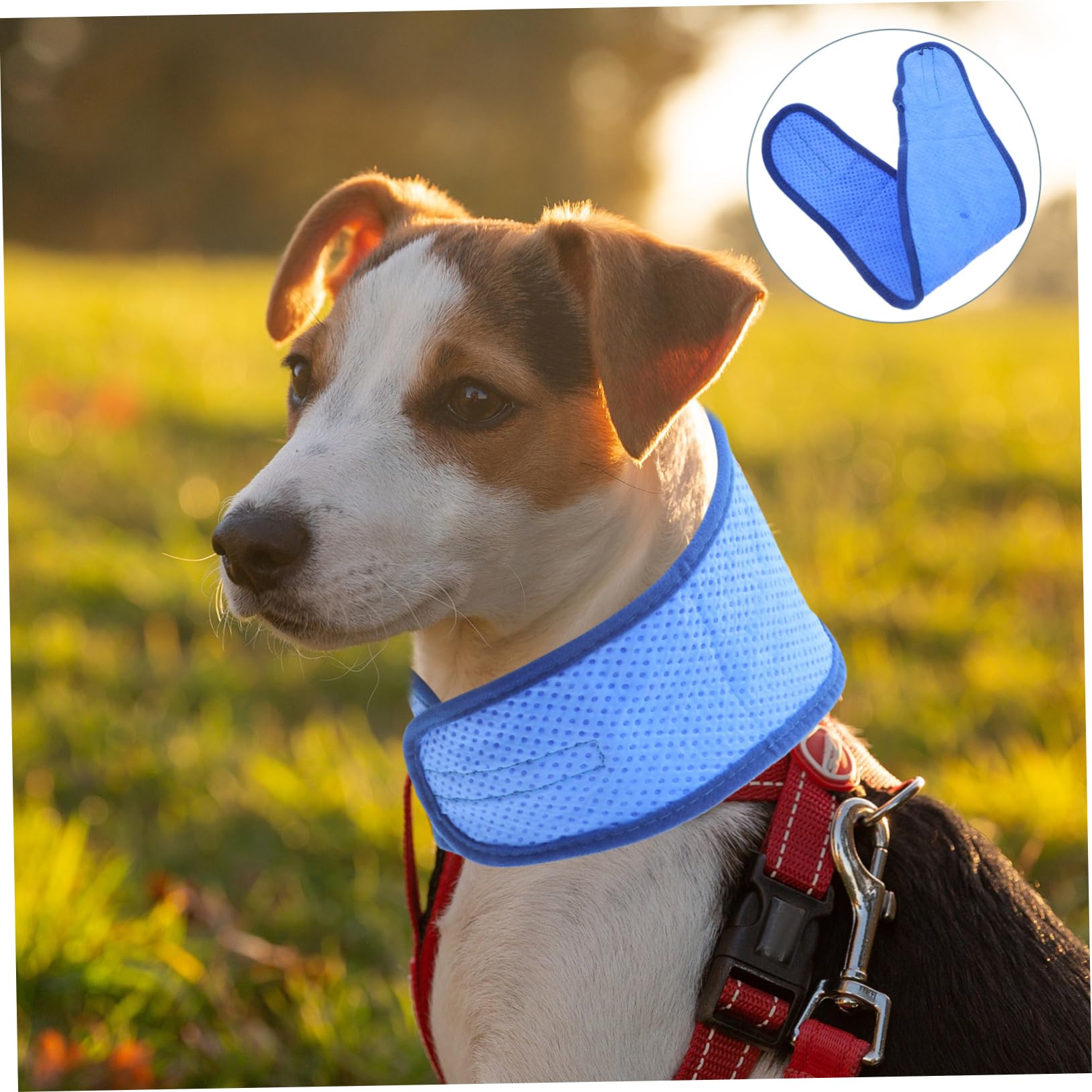 minkissy 4pcs dog cooling bandana dog bandanas summer Pet Bandana Puppy Ice Scarf summer dog collar Puppy Cooling Scarf Cooling Dog Bandana Cooling Pet Collars pet ice polyester the dog