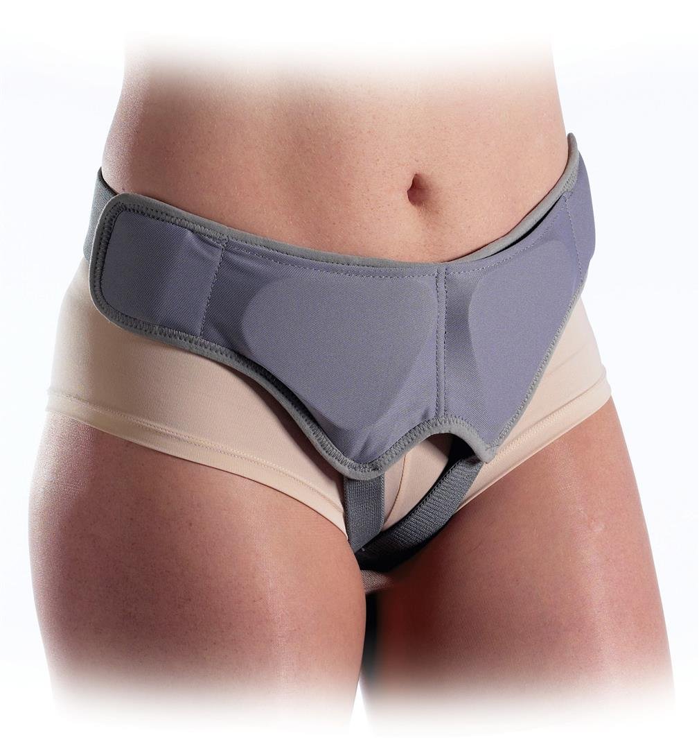 Hernia Belt Large, Gentle Relief from Reducible Inguinal Hernias, Use for Single & Double Hernias, Supports Weakened Muscles, Features Removable Foam Compression Pads for Gradual Pressure