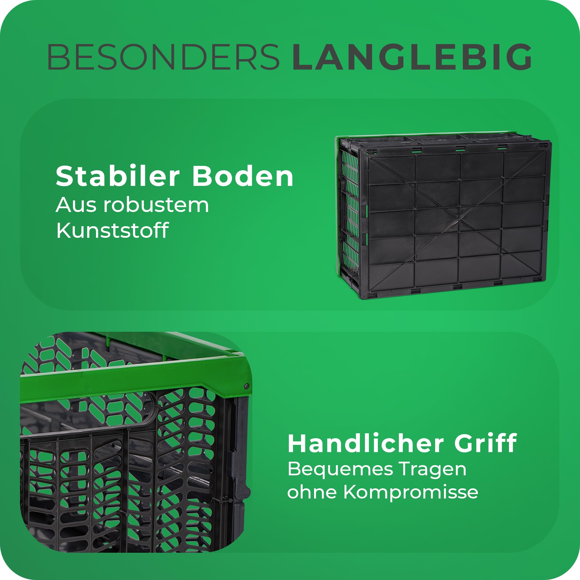 Novaliv Opvouwbare Dozen Opvouwbaar Stabiel 4x 30L G Zwarte Manden Boodschappenbox Opvouwbare Dozen Set Draagbox Opbergmanden Boodschappenmanden Manden Opbergkeuken 1105492656