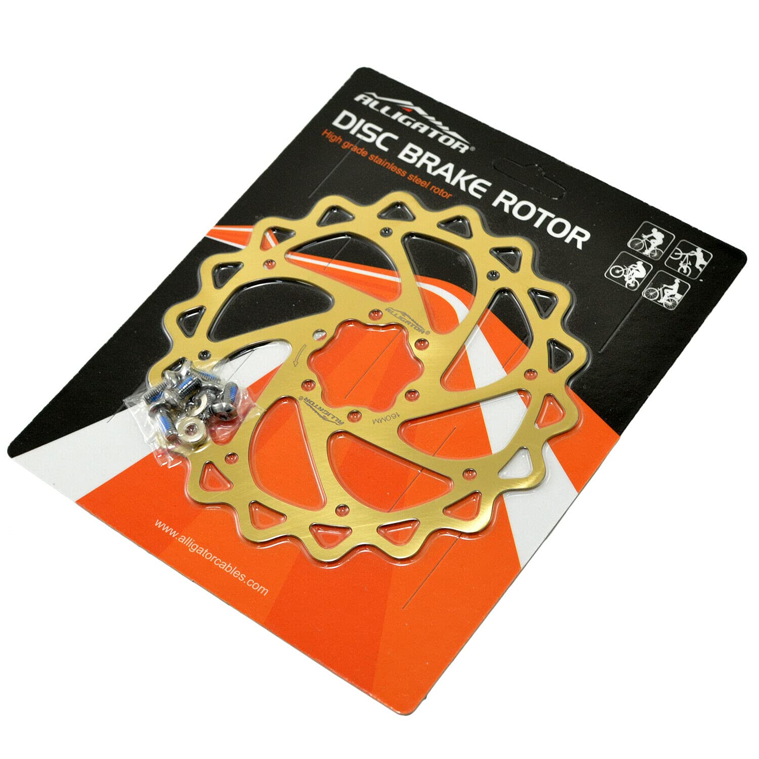 Aureliusページ Alligator Brake iWAVE MTB Road Bike Disc Brake Rotor 160mm, 2PCS