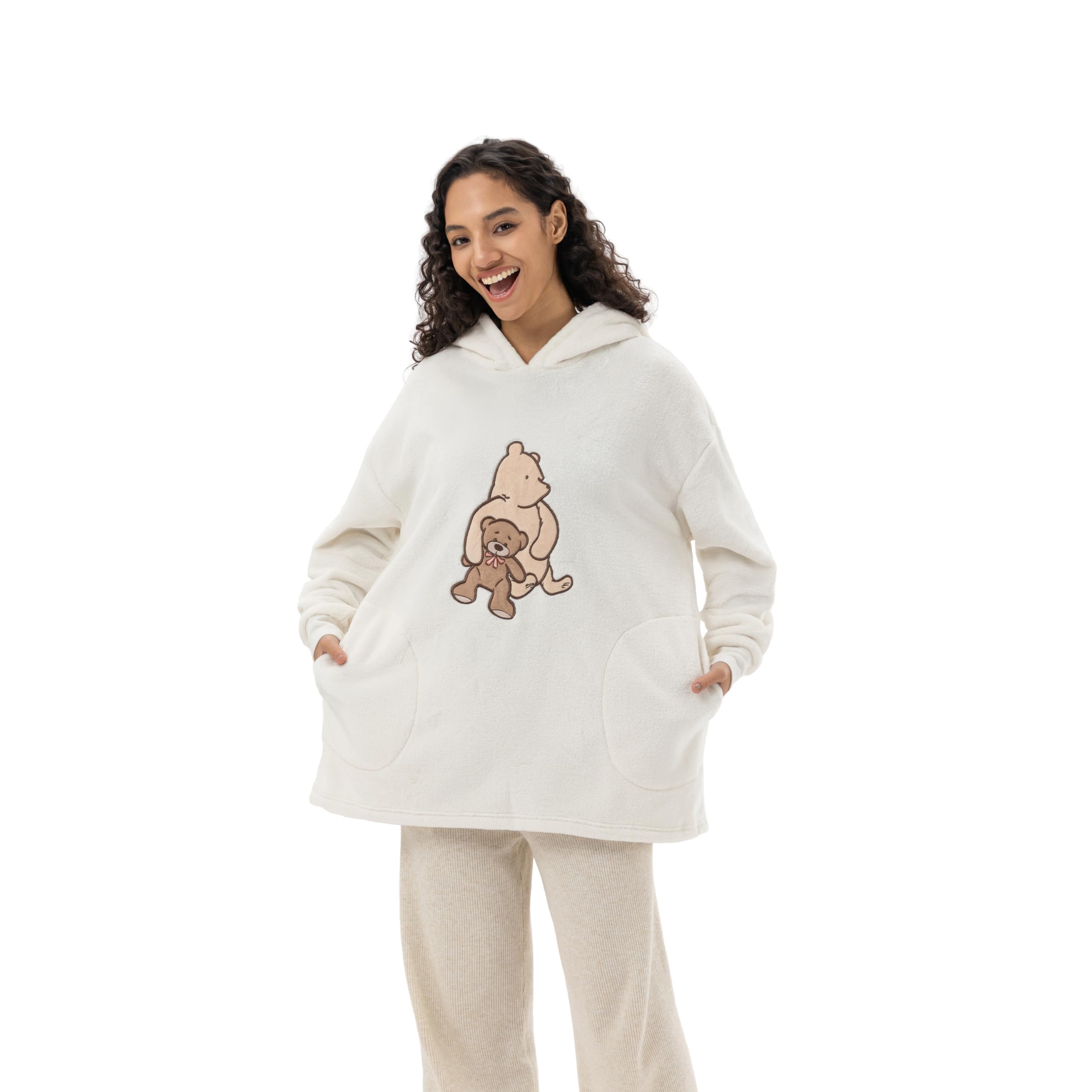 Berkshire Velvetloft Oversized Embroidered Sweatshirt