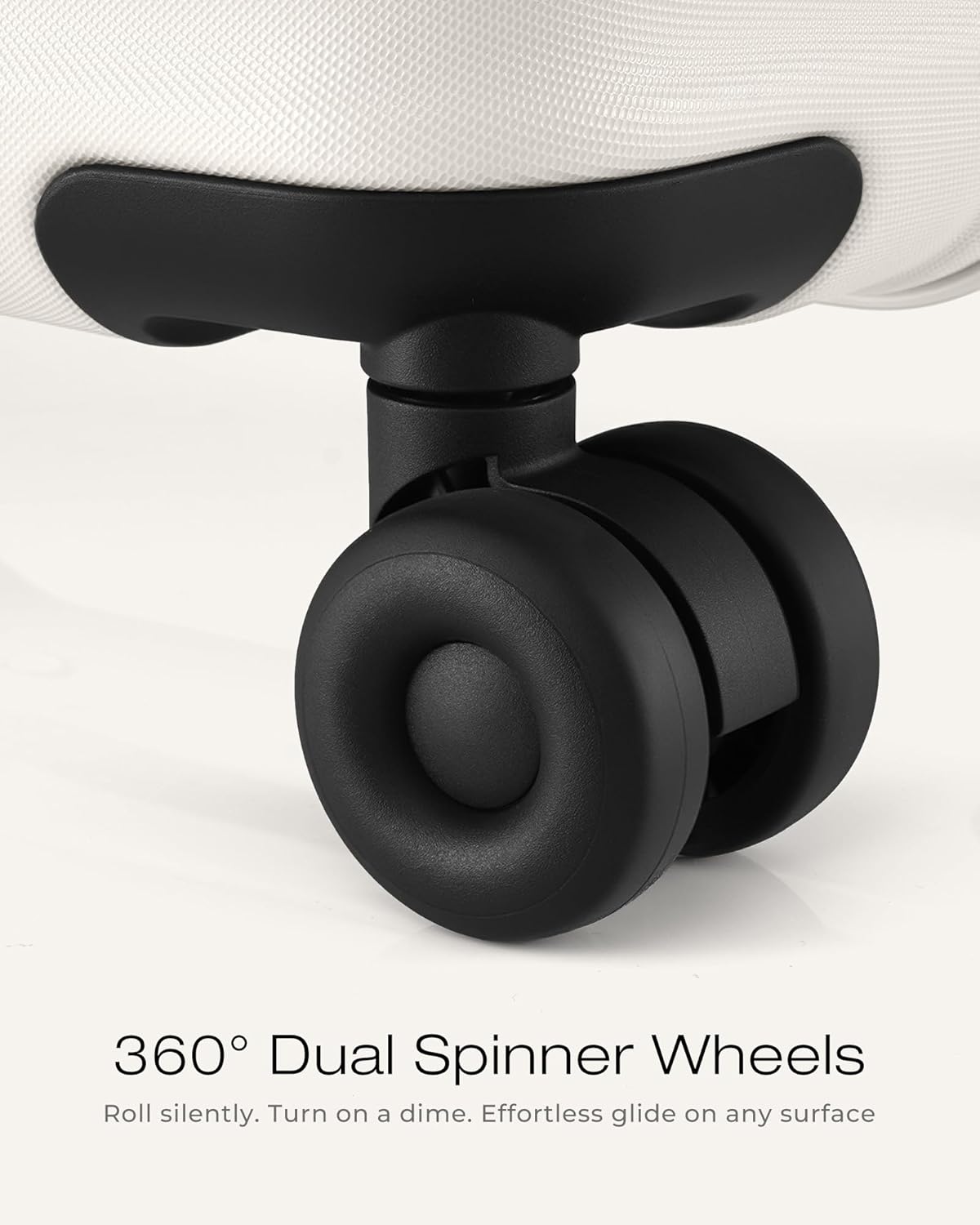 Coolife Luggage 3 Piece Set Durable Upgrade PC Expandable Hardside Lightweight Travel Suitcases with Dual Spinner Wheels & TSA Lock, 20/24/28 (20" Expandable) (White, 3-Piece Set (20/24/28))