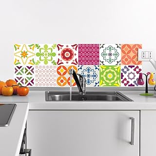 Ambiance 12 Adhesive Tile Adhesives Tile Stickers | Sticker – Wall Tiles...