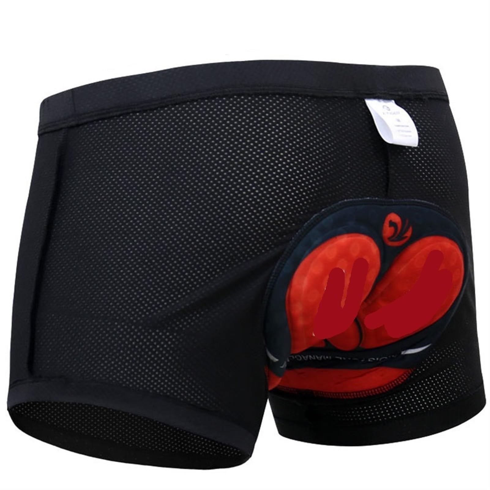 Culotte Ciclismo Hombre Pantalones Cortos de Ciclismo de Malla Transpirable a Prueba de Golpes, Ropa Interior de Ciclismo con Almohadilla de Gel Engrosada 5D Pro Ropa Ciclismo Hombre(3XL)