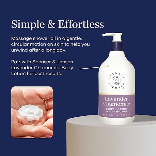 Miniatura 5 de Spenser  Jensen Aceite de ducha hidratante de almendras para piel seca sensible y normal sin sulfato no comedogénico aceite de ducha natural para