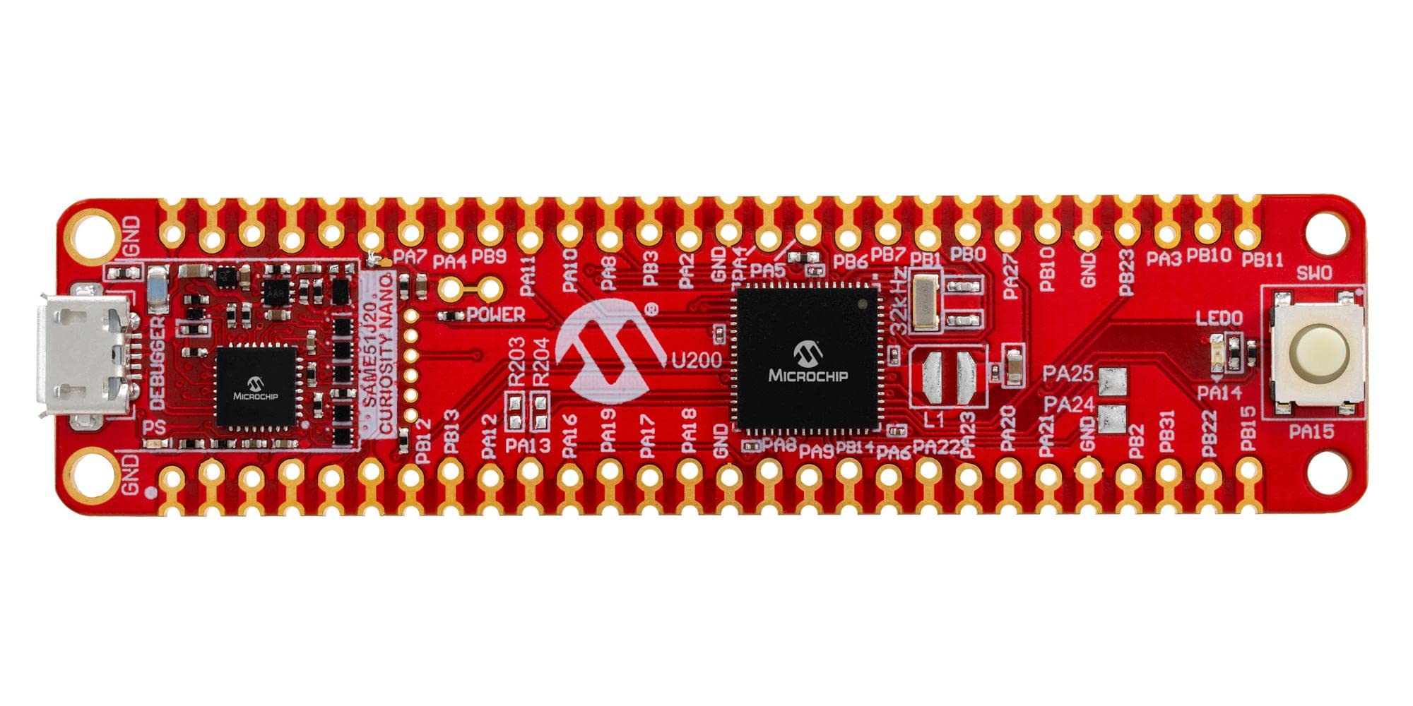 Microchip EV76S68A Kit di Valutazione Nano per SAM E51 Curiosity