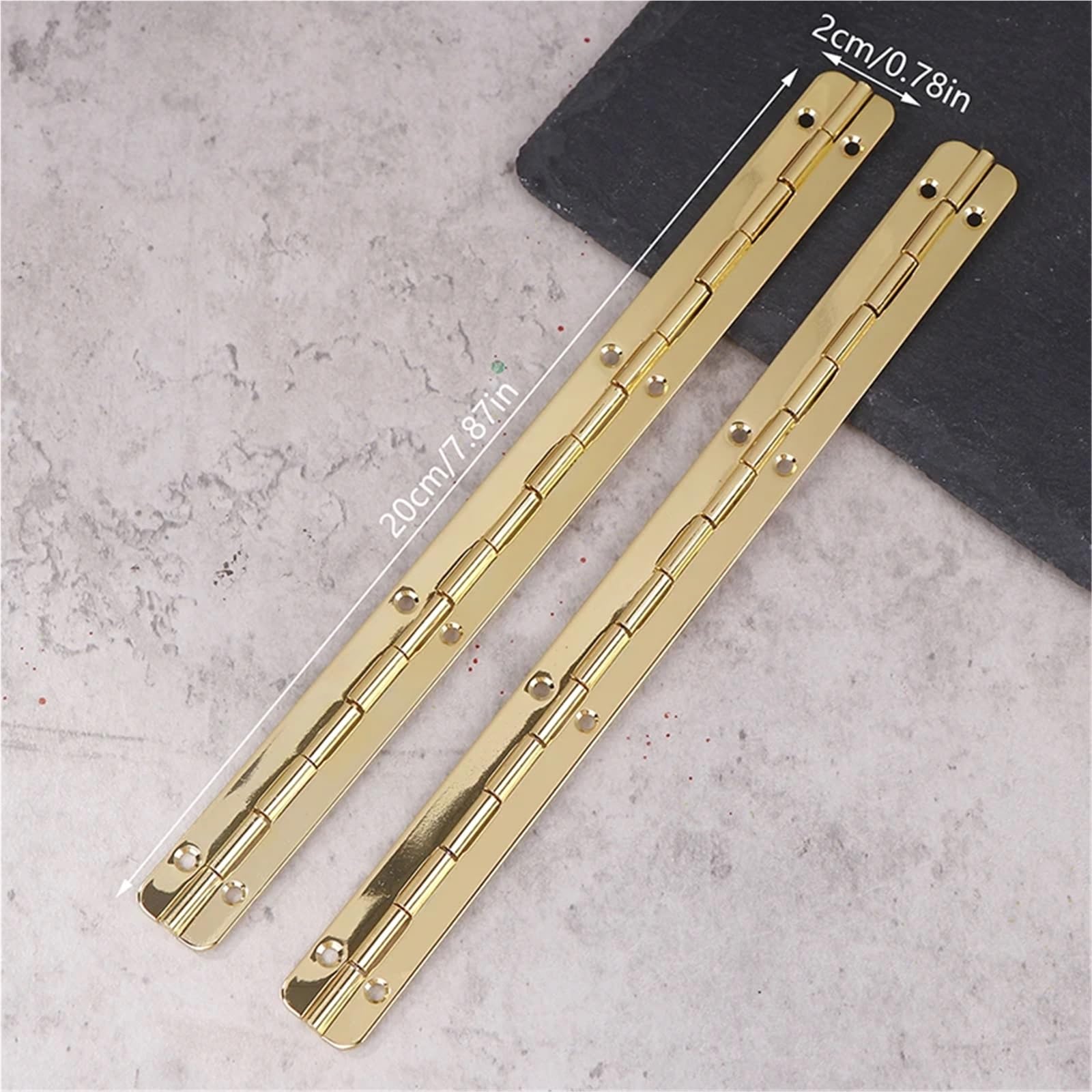 2 Stücke Lange Fenster Eisen Möbel Tür- Und Fensterscharnier Langes Scharnier Scharniere for Handwerk Heavy Duty Klavier Schrank Box für Klaviere Schranktüren(Color 3)