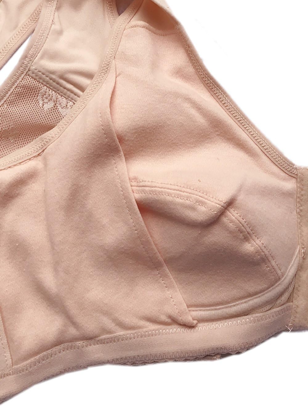 BIMEI Front-Closure Bra Mastectomy Bra Pocket Bra for Silicone Breastforms8515
