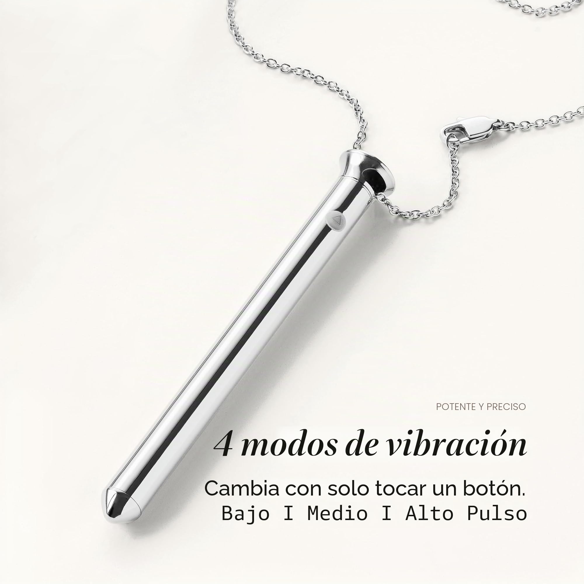 Crave - Vesper Vibrator Necklace Adult Toy Silver