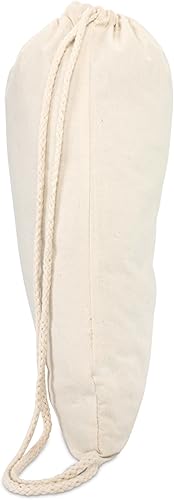 Miniatura 4 de DALIX Mochila de lona con cordón para gimnasio para hombre y mujer, paquete de 2, Natural, Viajar